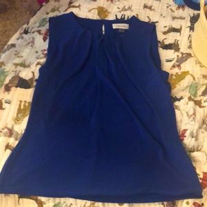 Calvin Klein Blue Blouse Tank Top